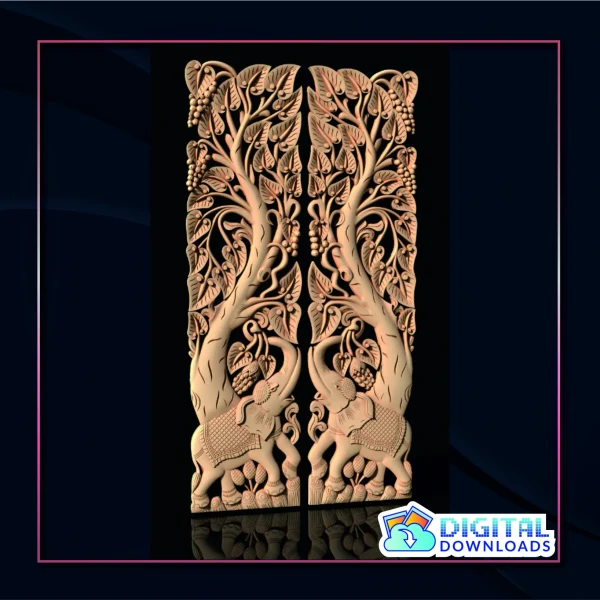 3D Elaphant Relief File